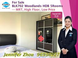 Blk 702 Woodlands Drive 40 (Woodlands), HDB 5 Rooms #138413702